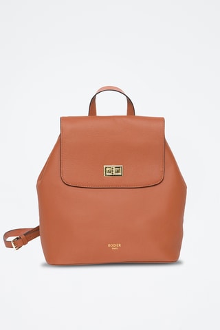 Sac à dos en croûte de cuir Pacha - Camel
