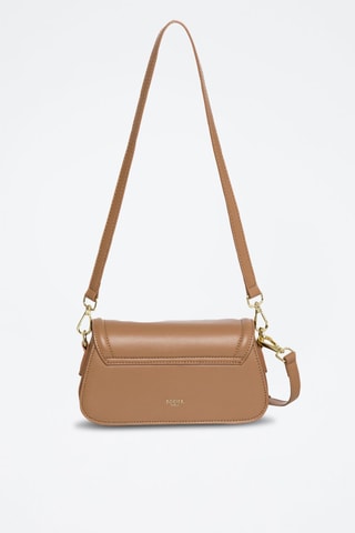 Sac bandoulière en cuir Alisier - Marron clair