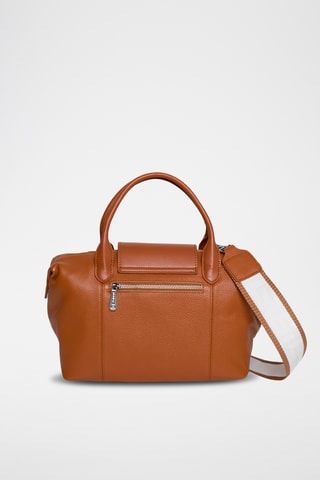 Cabas en cuir Nougat - Camel