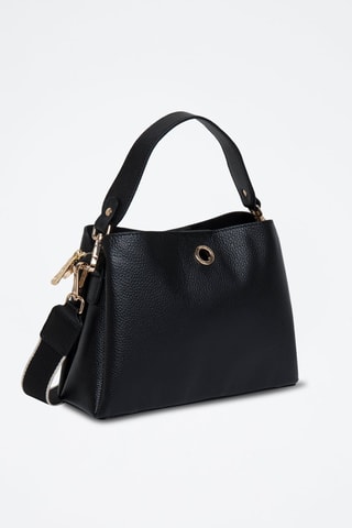 Sac à main en cuir Margarita - Noir