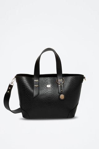Sac à main London - Noir - Doré et noir