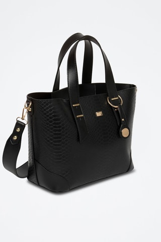 Sac à main London - Noir - Doré et noir
