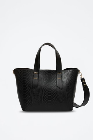 Sac à main London - Noir - Doré et noir