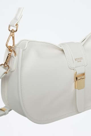 Sac bandoulière en cuir Orchidee - Beige
