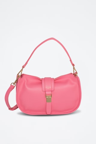 Sac bandoulière en cuir Orchidee - Rose