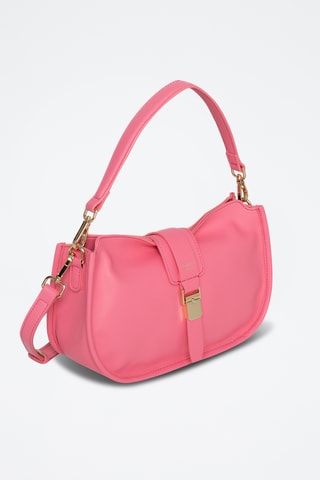 Sac bandoulière en cuir Orchidee - Rose
