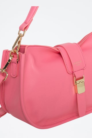 Sac bandoulière en cuir Orchidee - Rose