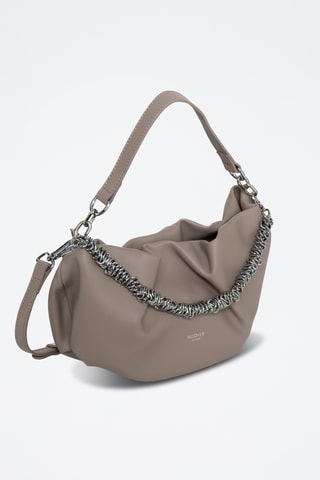Sac à main en croûte de cuir Chill - Taupe