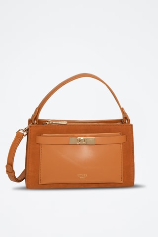 Sac à main en croûte de cuir Montaigne - Rose