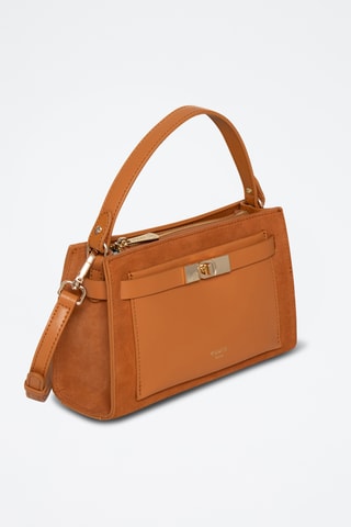 Sac à main en croûte de cuir Montaigne - Rose