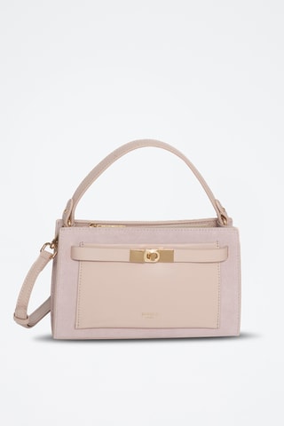Sac à main en croûte de cuir Montaigne - Nude