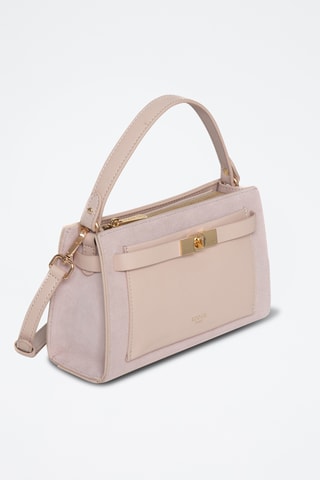 Sac à main en croûte de cuir Montaigne - Nude