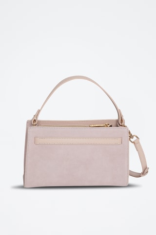 Sac à main en croûte de cuir Montaigne - Nude