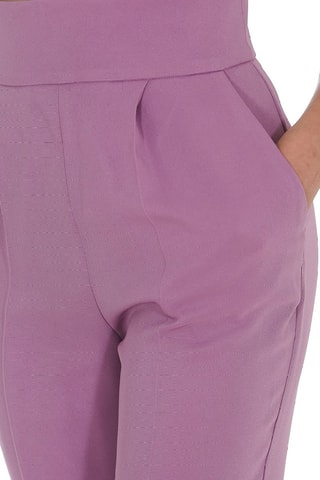 Pantalon taille haute - Violet