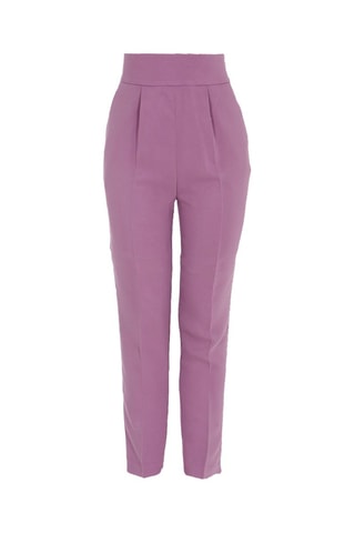 Pantalon taille haute - Violet
