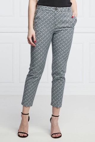 Pantalon taille haute - Bleu marine - Pinko