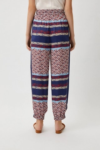 Pantalon taille haute - Bleu - Pinko