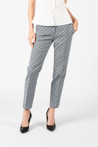 Pantalon taille haute - Bleu - Pinko