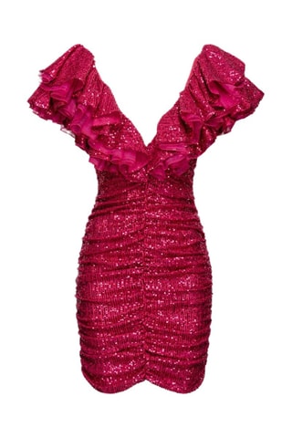 Robe drapée - Grenat - Pinko