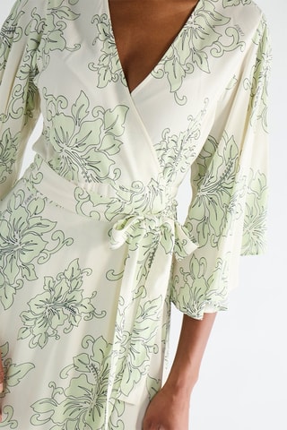 Robe portefeuille - Vert clair - Pinko