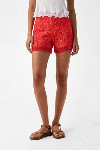 Short en dentelle - Rouge - Pinko