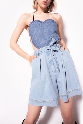 Short en jean - Bleu - Pinko