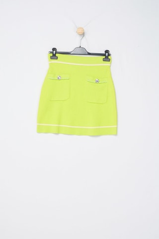 Minijupe taille haute - Vert - Pinko