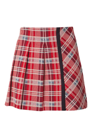 Jupe droite taille haute - Rouge - Pinko