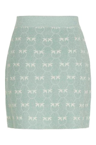 Jupe droite taille haute - Vert d’eau - Pinko