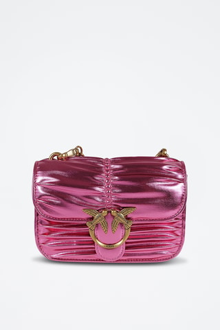Sac bandoulière en cuir - Rose
