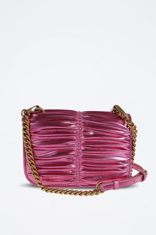 Sac bandoulière en cuir - Rose