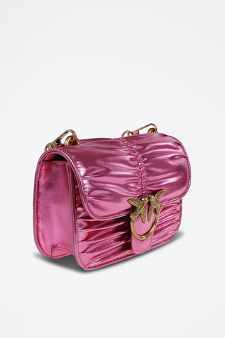 Sac bandoulière en cuir - Rose