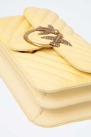 Sac bandoulière en cuir - Jaune