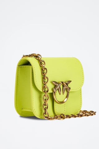 Sac bandoulière en cuir - Jaune