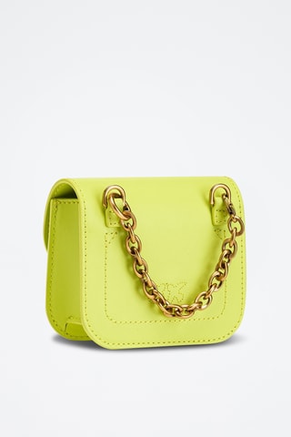 Sac bandoulière en cuir - Jaune