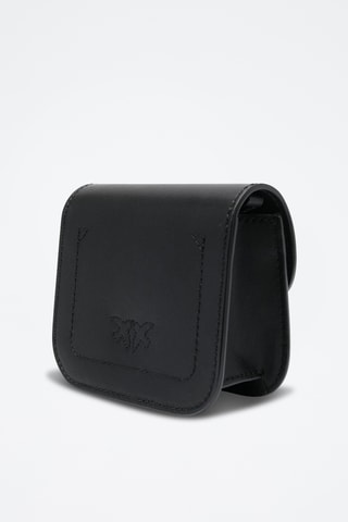 Sac bandoulière en cuir - Noir