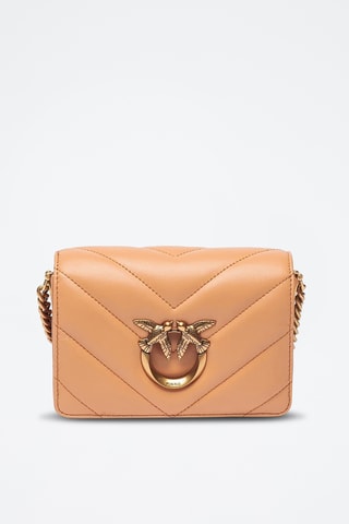 Sac bandoulière en cuir - Camel