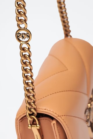 Sac bandoulière en cuir - Camel