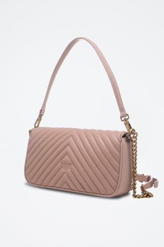 Sac bandoulière en cuir - Rose