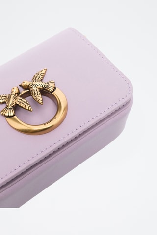 Sac bandoulière en cuir - Lilas