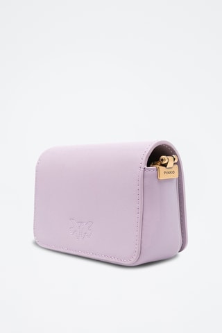 Sac bandoulière en cuir - Lilas