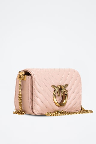 Sac bandoulière en cuir - Rose
