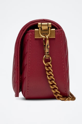 Sac bandoulière en cuir - Rouge
