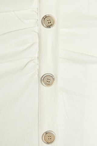 Robe fourreau en lin - Blanc cassé