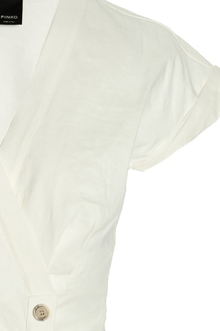 Robe fourreau en lin - Blanc cassé
