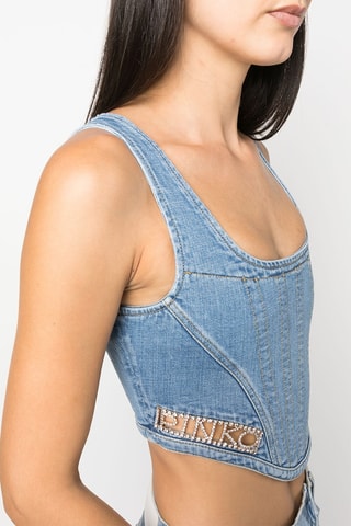 Blouse sans manches - Bleu clair