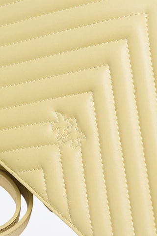 Sac bandoulière en cuir - Jaune pâle