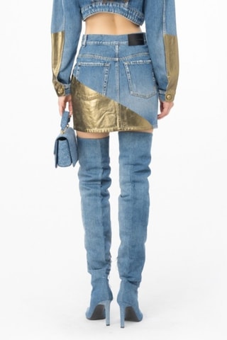 Minijupe asymétrique - Bleu