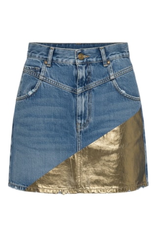 Minijupe asymétrique - Bleu