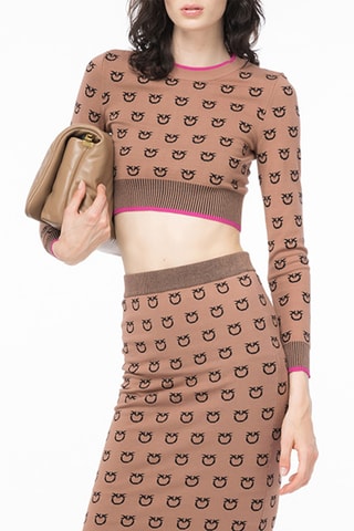Crop top - Marron